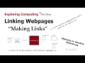 Stanford CS105 Introduction to Computers 2021 Lecture 8 2 Linking Webpages Making Links
