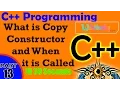 What is Copy Constructor and When it is Called in C C Interview Questions and Answers