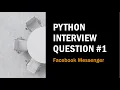 Real World Python Interview Question Facebook Data Science Interview Question Answered