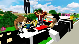 ماين كرافت لكن جيجي العملاق بلعنه اني وجيجي وعبوسي وكعبول     فلم ماين كرافت دندنها