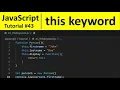 JavaScript Tutorial 43 - this keyword in JavaScript Programming For Beginners