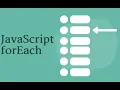 JavaScript forEach Method ES6 Tutorial