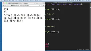 023 Array Functions in PHP