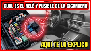 Cual Es El RELÉ Y FUSIBLE De LA CIGARRERA o CENICERO⛽AQUI TE LO EXPLICO✅