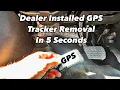 Removing a GPS Tracker in less than 5 Seconds on this 2024 Toyota Corolla - Dealer Add on