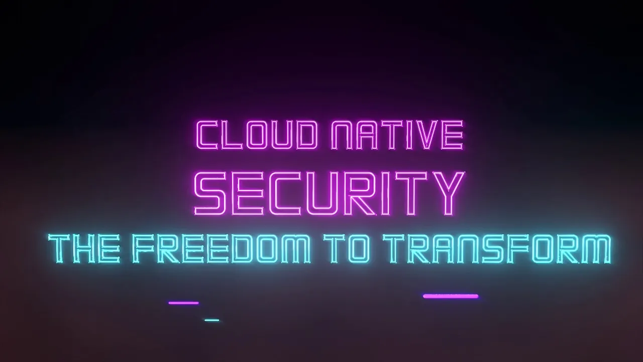 Aqua Security Short typography video