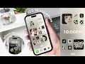 iOS16 aesthetic customization custom lock screen widgets icons tutorial