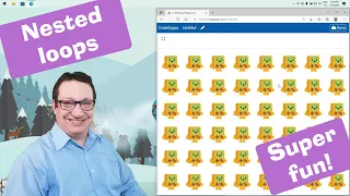 JavaScript tutorial Nested for loops Coding for beginners
