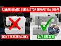 Best Singer Sewing Machines Today TOP 5