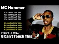 MC Hammer U Can't Touch This (Lyrics Spanish-English) (Español-Inglés)