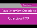 Java Interview Questions - What is a Collections Framework