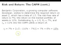 Risk and Return Part II Chapter 8