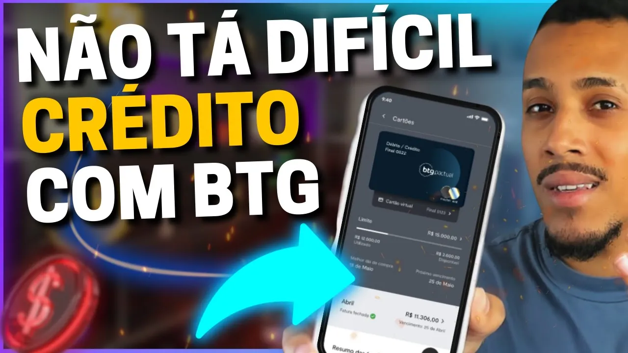 ????ATENÇÃO!!! BTG OFERECENDO ÓTIMOS LIMITE DE CRÉDITO PESSOAL ONLINE