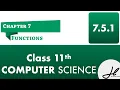 7 5 1 Python standard library built in functions Computer science class 11 ch-7