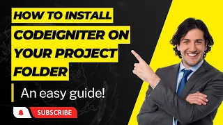 CodeIgniter Installation Quick Easy Project Folder Installation Must-Watch Tutorial