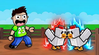 CONSEGUÍ UN POLLO LUCHADOR en ROBLOX...