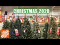 HOME DEPOT CHRISTMAS 2020 SHOP WITH ME CHRISTMAS TREES ORNAMENTS INFLATABLES OUTDOOR DECOR
