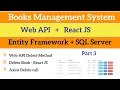 Web API Tutorial with React JS - Delete Method