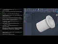 Inventor Python Scripting Bush Bearing Extrude counterbore circular pattern features scripting