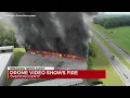 Massive fire in Overton County