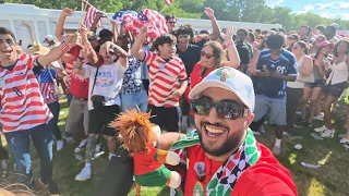 فلوغ من امريكا أجواء المغاربة في مباراة المغرب ضد اسكتلندا 🇲🇦 vs 🏴󠁧󠁢󠁳󠁣󠁴󠁿