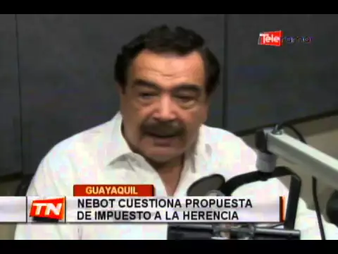 Nebot cuestiona propuesta de impuesto a la herencia