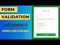How to validate form in jquery with example Registration form validation in jquery step by step