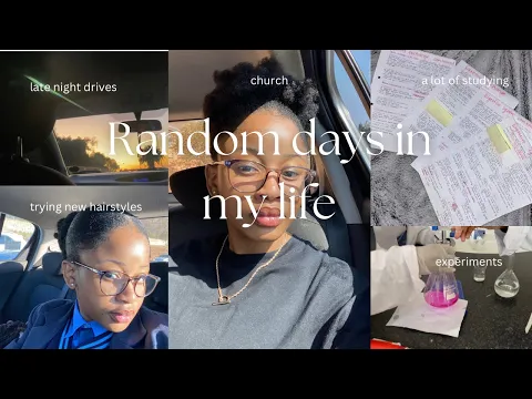 Download MP3 Random days in my life(lots of studying, school, late night drives) | South African Youtuber