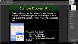 Module 2 - Visual Basic Branching Part1