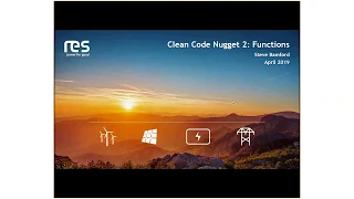 Clean Code Nugget 2 Functions