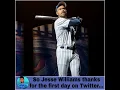 So Jesse Williams thanks for the first day on Twitter