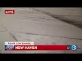 Sleet a problem in New Haven