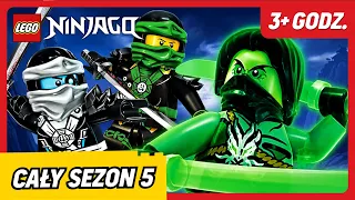 KOMPILACJA 5. SEZONU NINJAGO: Mistrzowie Spinjitzu! 🗡️ | Kreskówki akcji dla dzieci 🔥 LEGO NINJAGO