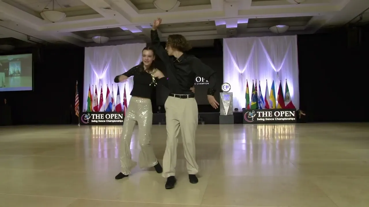 Mathias Mestre & Gabrielle Volpei - 1st place Young America - The Open 2023