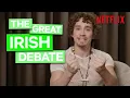 Robert Sheehan Takes On The Great Irish Debate The Umbrella Academy