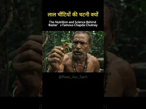 Why Do Bastar Tribes Eat Red Ants? The Science Behind Chapda Chutney! 🐜#chapda #chapdachutney