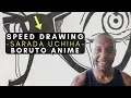 Sarada Uchiha from Boruto Anime New 2017 Speed Drawing
