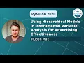 Hierarchical Models in Instrumental Variable Analysis for Advertising Effectiveness Ruben Mak