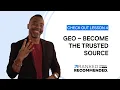 What Is GEO How AI Decides Which Sources to Trust Lesson 4