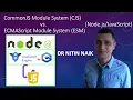 3 CommonJS Module System CJS vs ECMAScript Module System ESM in Node js and JavaScript
