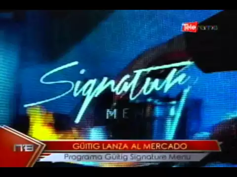 Güitig lanza al mercado programa Güitig Signature Menu