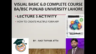 Visual Basic ACTIVITY 5 - How to Create an Application Software in VB6 having multiple forms RTA