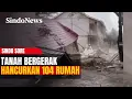 Lagu Mengerikan! Tanah Bergerak Hancurkan 104 Rumah, Bangunan Sekolah Roboh Rata Tanah