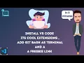 How to install visual studio code and git bash