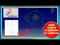 How To CATIA 2D Sketching Practice for Beginners CATIA 2023