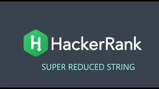 Super Reduced String HackerRank C using stack
