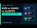 ESPN vs Yahoo vs Sleeper Which Fantasy Platform Is Best in 2026