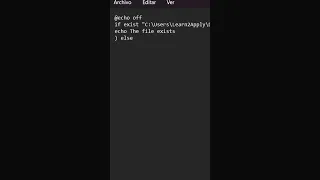 Conditional Logic Using IF ELSE in a BAT File