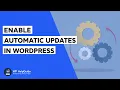 How to Enable Automatic Updates for WordPress Themes and Plugins