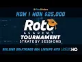 How I Won 25 000 Using RotoGrinders Lineup To Build DraftKings NBA Lineups